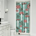 thumbnail image 2 of Gothic Mushroom Bath Curtain 36x72 Inch Whimsical Woodland Design Waterproof Fade-Resistant with Hooks, 2 of 5