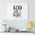thumbnail image 2 of Scripture Walls 1 John 1:5 God Is Light Bible Verse Canvas Christian Wall Art Ready to Hang Unframed, 2 of 16