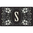 thumbnail image 1 of Toland Home Garden 800075 Tapis de Step Designer Souple, Standard, Monogramme S, Métallique, 1 of 5