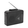 thumbnail image 4 of Reproductor de casete retro portátil Sincero con altavoz transparente color Negro, 4 of 10