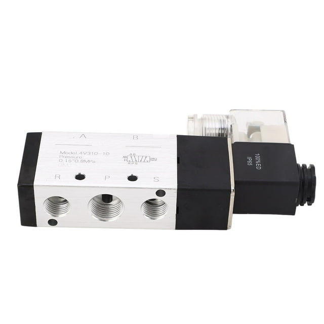 Solenoid Air Valve, Wide Application Pneumatic Solenoid Valve Aluminum Alloy for Fluid Control DC12V,DC24V,AC220V