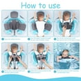 thumbnail image 3 of Baby Floats for Pool with Canopy Removable Sun Protection Canopy Mambobaby Float Non Inflatable Upgrade Add Tail Avoid Flip Waterproof Skin-Friendly, 3 of 7