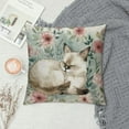 thumbnail image 2 of Nawypu  Easter Bunny Throw Pillow Cover,Rabbit Flowers Cushion Case Decoration for Sofa Couch, 2 of 5