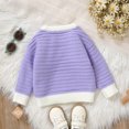 thumbnail image 6 of SXcggal Kids Sweater For Toddler Baby Boys Girls Knit Crewneck Sweater Kids Pullover Sweater Shirt Winter Warm Coat Warm stylish Soft Girls Tops, 6 of 8