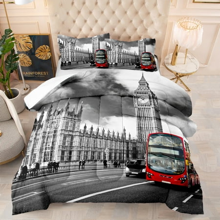 

3d Digital Printing Feather Silk Cotton Bedding Landscape Red Rose Quilt