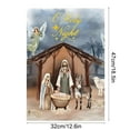 thumbnail image 3 of Elainilye Religious Christmas Garden Flag for Year Festival Party Courtyard Decoration Holiday Outdoor Home Display, 3 of 6