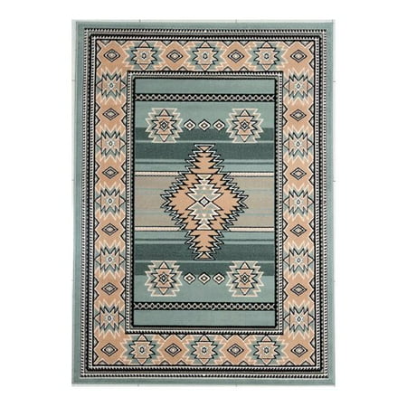Loon Peak O Hare Beige Duck Egg Blue Area Rug Loon Peak O Hare Beige Duck Egg Blue Area Rug