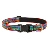 Lupine Dog Collar 1" Wide El Paso Design adjusts 16-28" Long