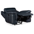 thumbnail image 5 of Bowery Hill Flat Power Recliner with Power Headrest & Lumbar in Blue Leather, 5 of 5