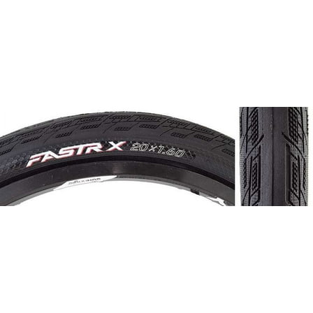 Tioga FASTR-X Tire - 20 x 1.6, Clincher, Wire, Black, 60tpi