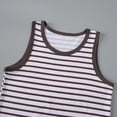 thumbnail image 7 of Fozruso 3 Piece Set Kids Boys Crewneck Striped Tank Tops Basic Undershirts Sleeveless Layering Tee, 7 of 7
