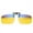 Blue Yellow, variant on TOP-MAX Polarized Sunglasses Clip, UV Anti-Glare Resistant Night Vision Driving Glasses Clip, Polarized Lens (2pcs, Silver Yellow)
