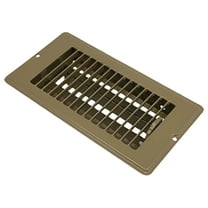 Continental Industries Mobile Home Brown Floor Registers 4 X 8 (4 Pack)