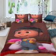 thumbnail image 2 of Agnes (Mi Villano Favorito) Conjunto de sábanas temático, trío de piezas, cómodo y amigable con la piel, diseño único, regalo de decoración para el hogar para familiares, amigos y fans, 90 cm * 190 cm, 2 of 6