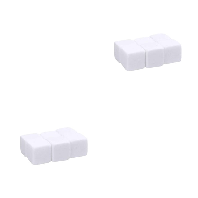 Bewildely 6 uds piedras de whisky naturales bebiendo cubo de hielo whisky piedra roca enfriador de vino accesorios de Bar de Navidad No.03 2piezas Bewildely CBP019874