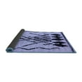 thumbnail image 2 of Ahgly Company Indoor Rectangle Abstract Blue Modern Area Rugs, 2' x 4', 2 of 4