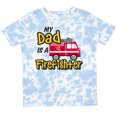 thumbnail image 3 of Inktastic My Dad is a Firefighter with Fire Truck Boys or Girls Toddler T-Shirt, 3 of 5