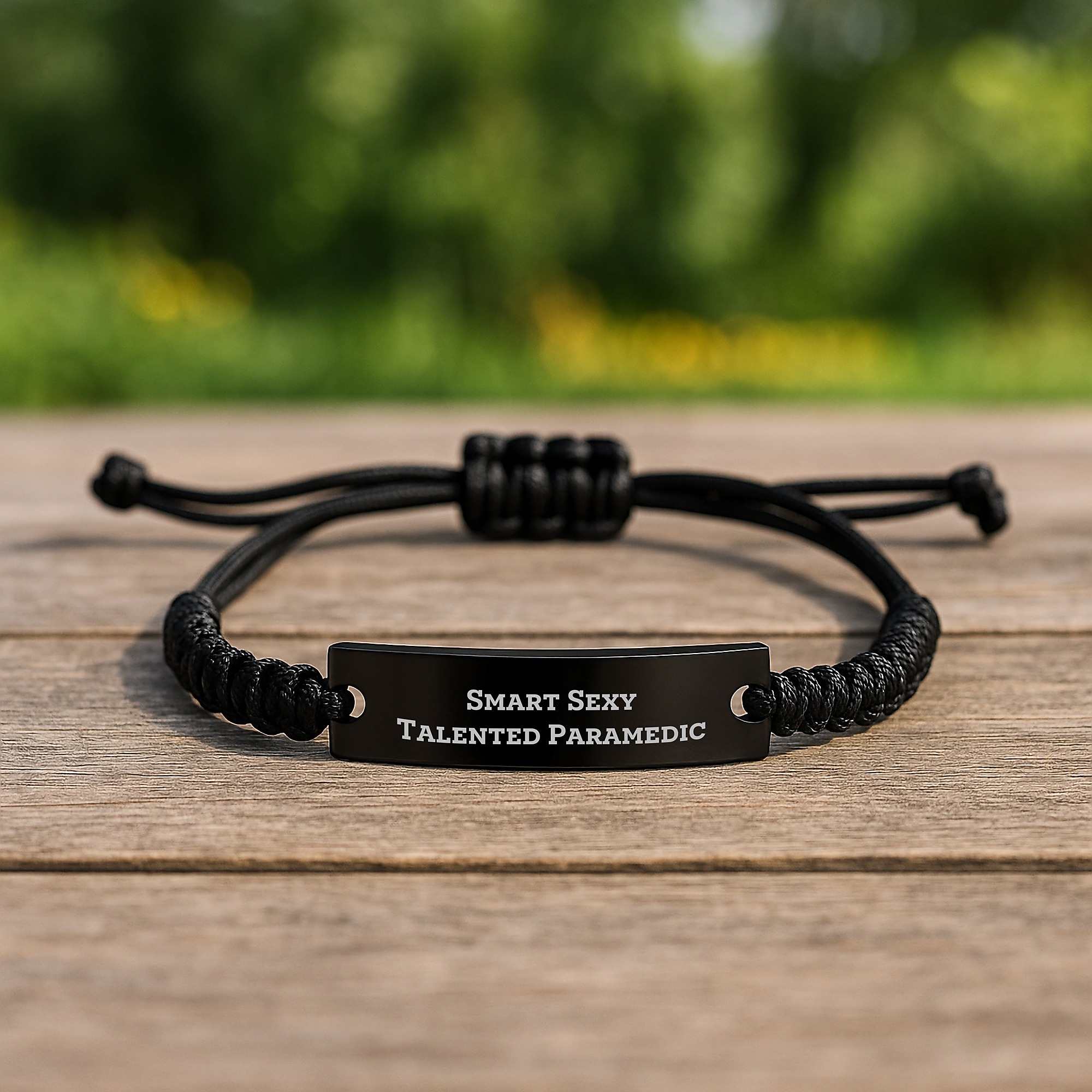 Smart Sexy Talented Rescue Worker Rope Bracelet, Rescue Worker Gifts from Men to Rescue Workers for Christmas Unique Gifts