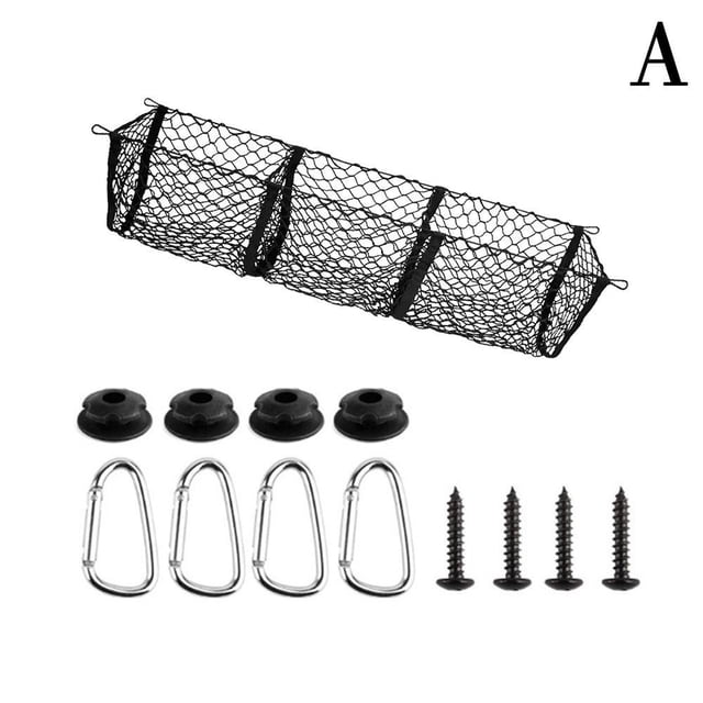 ForTesla Cybertruck2024 Filet de Rangement pour Bagages de Coffre Organisateur de Lit Filet de Rangement en Maille 4p