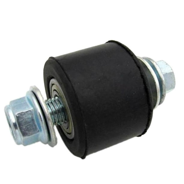 Tensor del deslizador del rodillo de cadena de bici de suciedad de negra de 10m el perno Macarena Rodillo de cadena de motocicleta de 10 mm