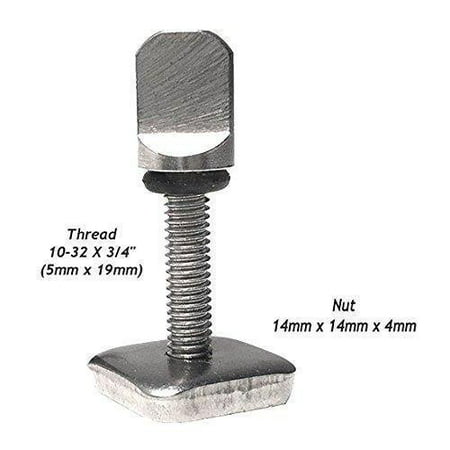 Dorsal Stainless Surf Thumb Fin Screw and Plate Surfboard Longboard Bag of 1 / No