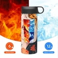 thumbnail image 6 of Vsdgher Butterfly Floral Elegance for Insulated Stainless Steel Water Bottle,18oz Sports Water Bottle Stainless Steel Reusable Tumbler for Sports, Travel, and School, 6 of 8