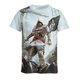 thumbnail image 2 of Camiseta de manga corta con cuello redondo y nueva camiseta de verano de Ass-assin's Cre-ed para hombre, 2 of 4
