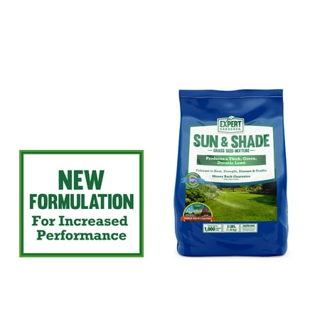 Expert Gardener Sun & Shade Grass Seed Northern Mix; 3 (Best Grass Seed For Golf Greens)