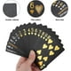 thumbnail image 4 of Cool Black Playing Cards, Waterproof Black-Gold Foil Poker Cards with Gift Box, Great for Magic,Water Card Games and Party, 4 of 5