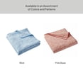 thumbnail image 5 of Better Homes & Gardens Floral Matelassé Quilt, King, Blue Bedding, 5 of 7
