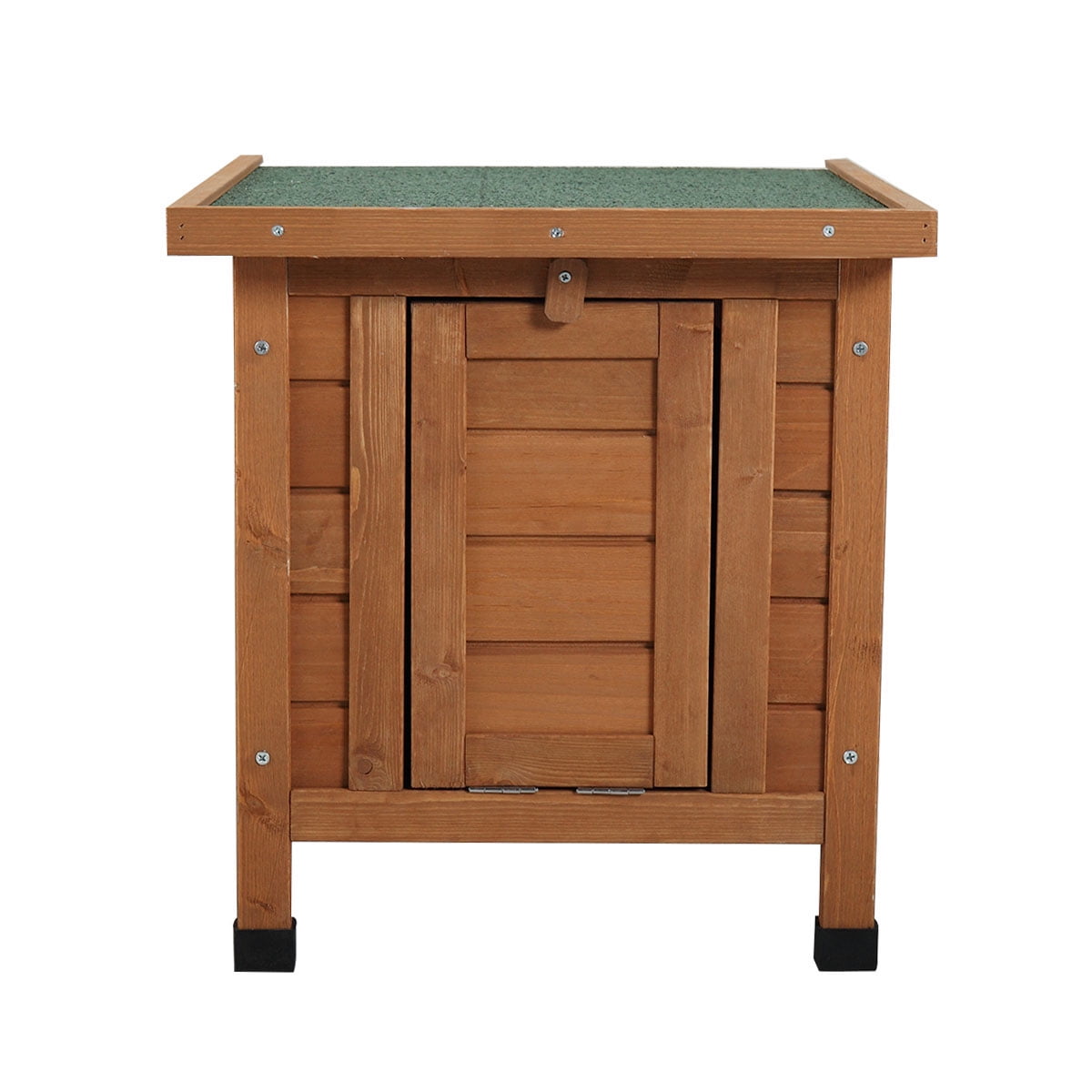 Lowestbest Rabbit Hutch, Wooden Rabbit Cage, Pet House Bunny Shelter with Ramp and Opening Roof, Brown Lowestbest Rabbit Hutch, Wooden Rabbit Cage, Pet House Bunny Shelter with Ramp and Opening Roof, Brown
