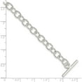 thumbnail image 5 of Sterling Silver Polished Fancy Link Toggle Bracelet Made In India qg3077-7.5, 5 of 5
