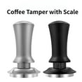 thumbnail image 4 of Tamper de Café Profundidad Ajustable con Escala 30 Lb Espresso Springs Apisonamiento Calibrado Base de Acero Inoxidable Negro 58 Mm, 4 of 9