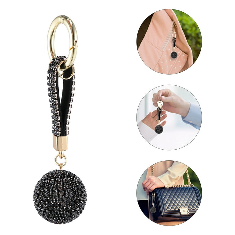 Rhinestone Bling Bling Keychain Strap Gold Silver Key Ring Keychain  Accessories Bulk Car Accessories Interior Woman Key Holder