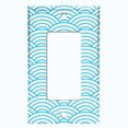 thumbnail image 5 of Metal Light Switch Plate Cover Japanese Sea Wave Pattern Teal Wallpaper WAL017, 5 of 13
