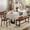Walnut, variant on iPormis Modern Dining Chairs and Benches Set of 4, Ergonomic High Back Dining Side Chairs, Sturdy Wood Frame with Metal Legs, Space Saving Home Furniture, Easy Assembly & Easy Clean,Natural