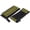 Yellow and Black, variant on Riousery Weight Lifting Wrist Wraps Compression Support Brace Red & Black, Anti-Slip Breathable Wristbands for Gym, Powerlifting & Strength Training, Adjustable (1 Pair) - 8.27 in / 21 cm