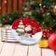 thumbnail image 4 of Posavasos Navideños, Posavasos de Cerámica Premium, Adornos de Mesa de Navidad Posavasos de Redondos Antideslizante, Resistente al Calor, Lavable, para Redondo Cristal, Bebidas, Tazas-6PCS(Christmas), 4 of 5