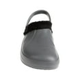 thumbnail image 5 of FOAMWALK Men's Comfy and Soft Solid Clogs with Sherpa Lining - Fluffy Clogs for Men, Dark Gray, 7/8, 5 of 8