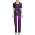 thumbnail image 2 of Scrubstar Women's "Lovely Paisley" V-Neck Print Scrub Top, 2 of 6