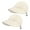 Beige & Beige -2pcs, variant on Sun Hats for Women, Summer Beach Sun Hat for Women Wide Brim Visor Fedora Cap UPF50