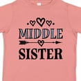 thumbnail image 4 of Inktastic Middle Sister Announcement Girls Toddler T-Shirt, 4 of 5