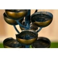 thumbnail image 2 of Hi-Line Tall Multi Level Zinc Metal Stacked Fountain, Rust-Resistant, Durable Metal Construction, 2 of 5