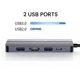 thumbnail image 2 of Adaptador Hub Pd Usb 3.0 Usb 3.0 Tipo C Hdmi 4k con Ethernet Rj45, 2 of 5