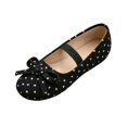 thumbnail image 2 of Women's Polka Dots Mary Jane Flats Dressy Comfortable Casual Shoes for Wedding Bridal Work Bow Round Toe Shoes, 2 of 9