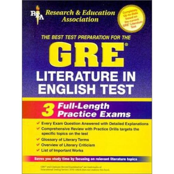 Pre-Owned GRE Literature in English (GRE Test Preparation) (Paperback) 0878913467 9780878913466