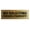 Brushed Gold, variant on Basic No Soliciting Private Property Sign (Red) - Large