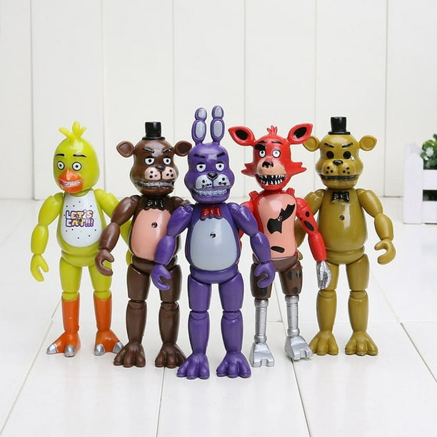Ensemble de 5PCS Fnaf Cinq Nuits à Freddy'S 5.5inch Figurines avec