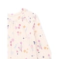 thumbnail image 3 of Garanimals Baby Girl Lap Shoulder Print Bodysuit with Long Sleeves, Sizes 0-24 Months, 3 of 3