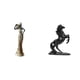 thumbnail image 1 of Figura de escritorio,Figuritas africanas,artesanías,artículos de escritorio coleccionables,Estatua de dama tribal,pieza de arte para decoración del hogar,Estatua del caballo,Estatua de, 1 of 8
